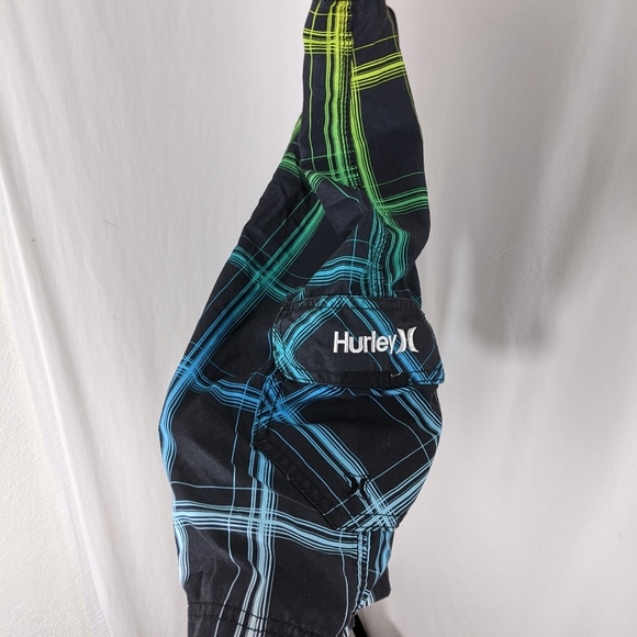 Hurley Men's MultiColored Board Shorts SZ 32 - Picture 4 of 6